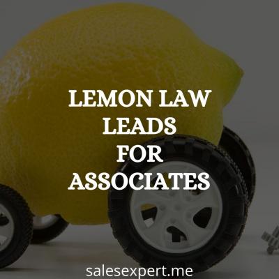 Lemon law leads for associates