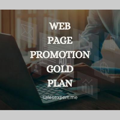 Web page promotion gold plan