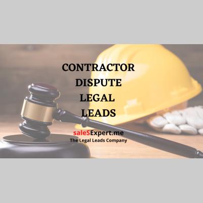 US: Contractor dispute legal leads