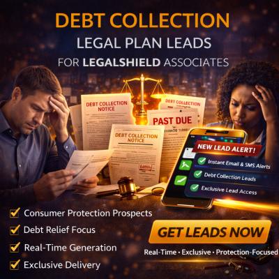 Debt collection legal plan leads